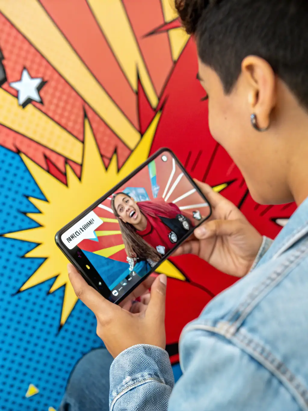 An AI-generated TikTok video showcasing a quick tutorial on using a new app, featuring dynamic visuals and a catchy background music.